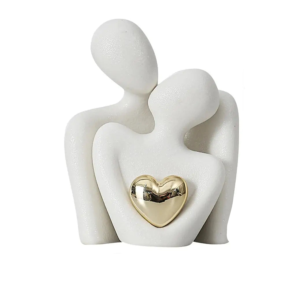 Nordic Decorative Abstract Couple Statue