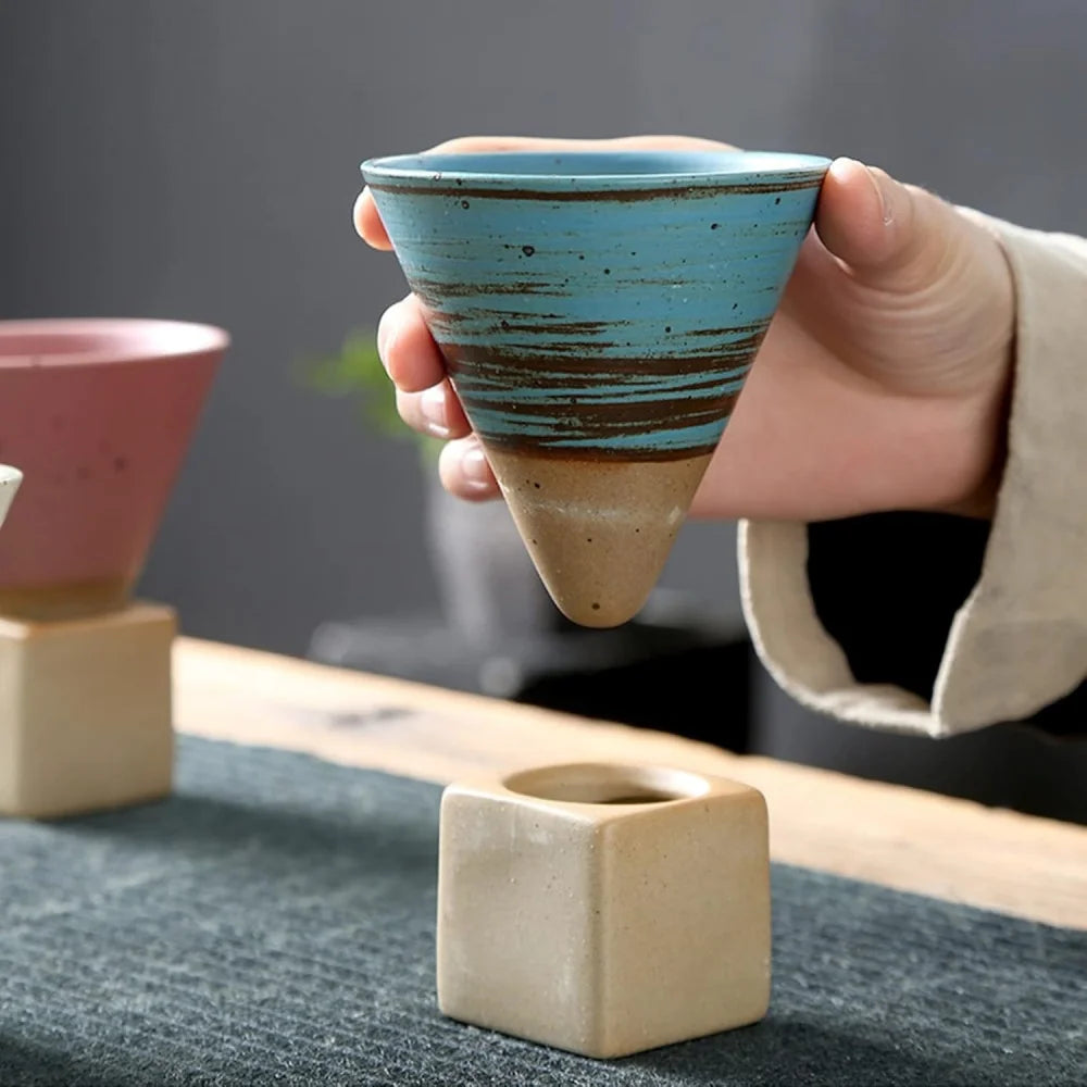 100ml Coarse Pottery Coffee Mugs