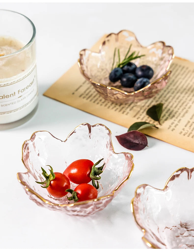 3pcs Cherry Blossom Sauce Dishes