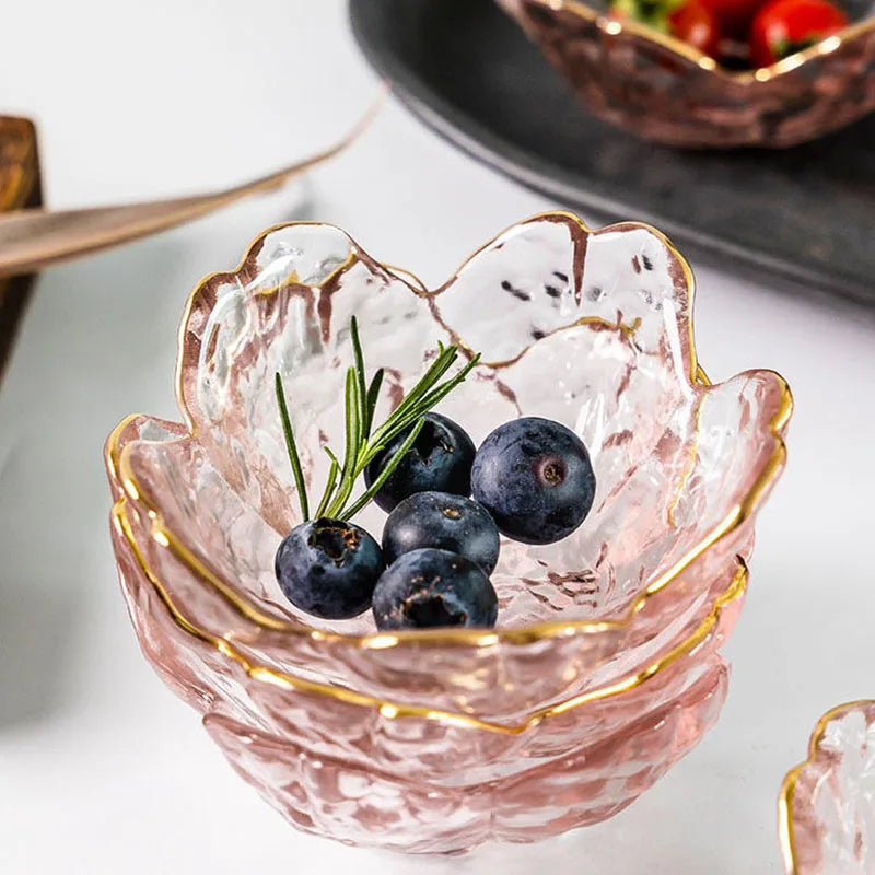 3pcs Cherry Blossom Sauce Dishes