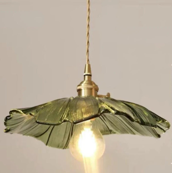 Modern Pendant Lights Flower Glass Hanging Lamps