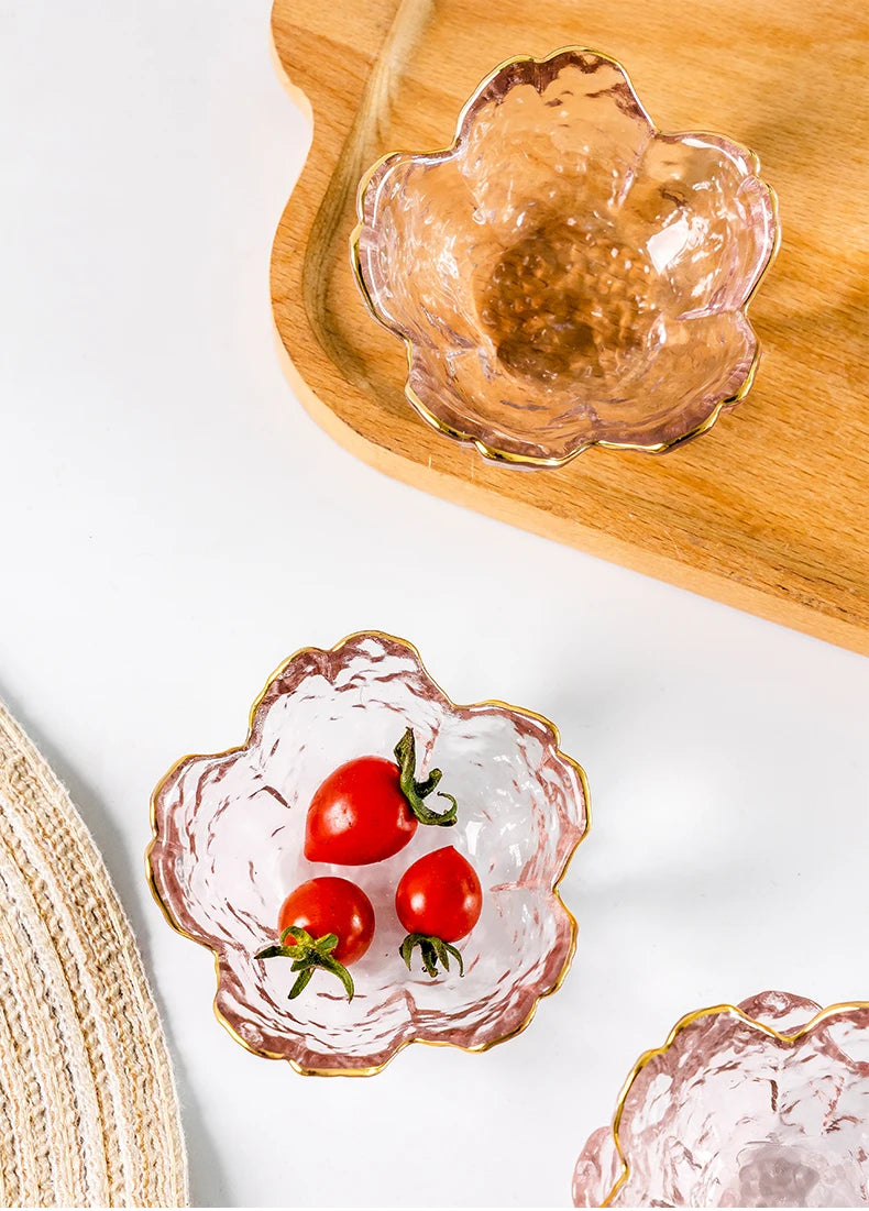 3pcs Cherry Blossom Sauce Dishes