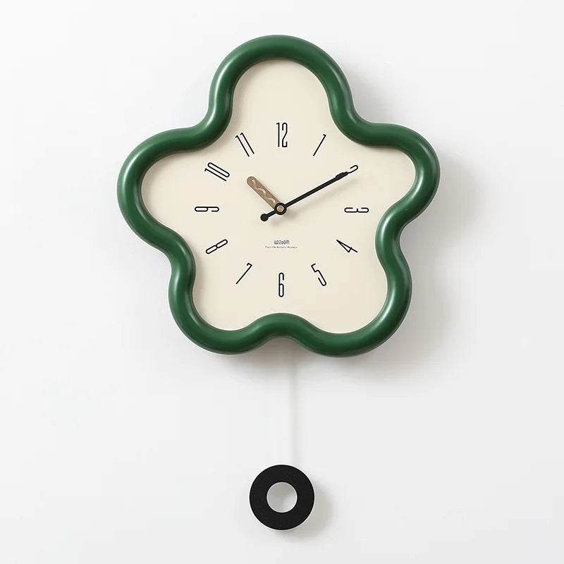 Cream Style Living Room Wall Clock