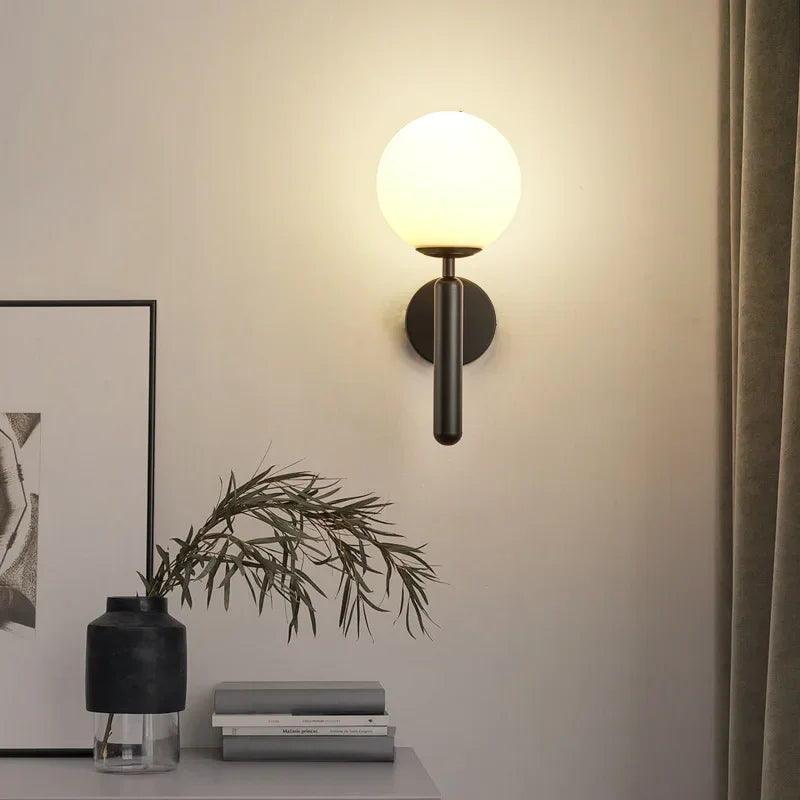 Nordic Luxury Glass Wall Lamp