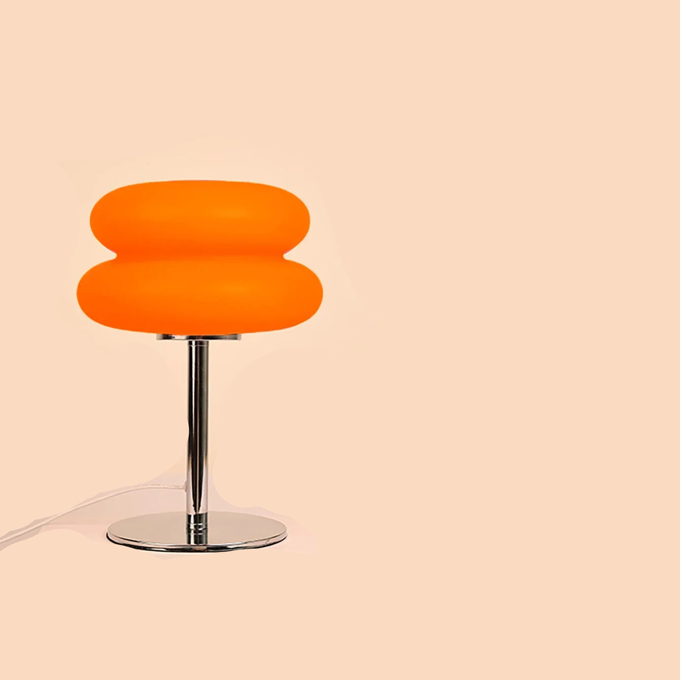 Italian Designer Glass Egg Tart Table Lamp