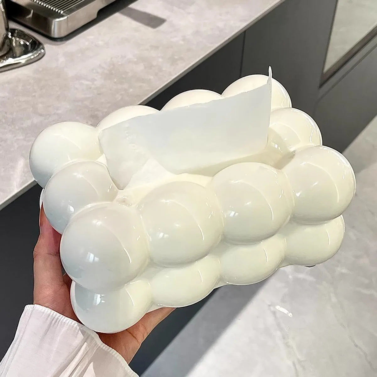 Facial Tissue Holder Non Slip Ceramic Tissue Box
